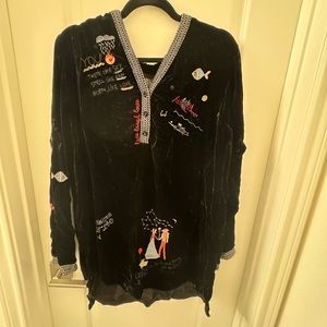 Johnny Was- Velvet Tunic
